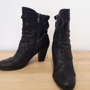 Women Black boots DARLORO (Real Leather)